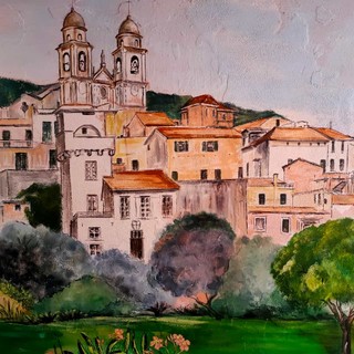 Da “Orizzonti infiniti” a “Uno sguardo su Borgio Verezzi”: il 9 agosto l'inaugurazione del murales di Delly Potente e Isabella Vignali (FOTO)