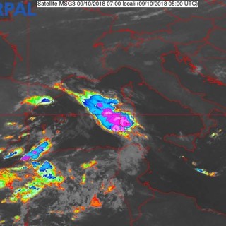 Maltempo in arrivo sulla nostra provincia: domani le prime piogge, temporali forti per giovedì