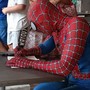 Savona, Spiderman Mattia Villardita rappresentante italiano per il lancio del nuovo film sull'Uomo Ragno