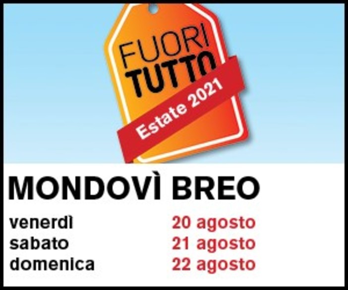 Per il quinto anno, a Mondovì torna il “Fuori Tutto” Per il quinto anno, a Mondovì torna il “Fuori Tutto”
