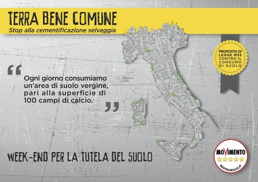 Savona, il Movimento 5 Stelle scende in piazza:"Basta alla cementificazione selvaggia" Savona, il Movimento 5 Stelle scende in piazza:"Basta alla cementificazione selvaggia"