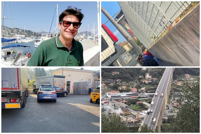 Nove migranti nascosti all'interno di un tir, è successo all'azienda dell'ex sindaco d'Imperia 'Strescino': sono saliti ad Andora (FOTO) Nove migranti nascosti all'interno di un tir, è successo all'azienda dell'ex sindaco d'Imperia 'Strescino': sono saliti ad Andora (FOTO)