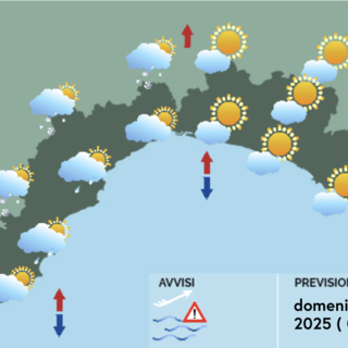 Meteo, domenica con tempo variabile sulla Liguria. Raffiche di burrasca tra Genova e Capo Mele