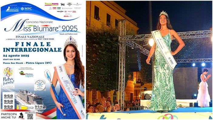 Miss Pietra Ligure 2025: domenica 24 agosto appuntamento in piazza San Nicolò