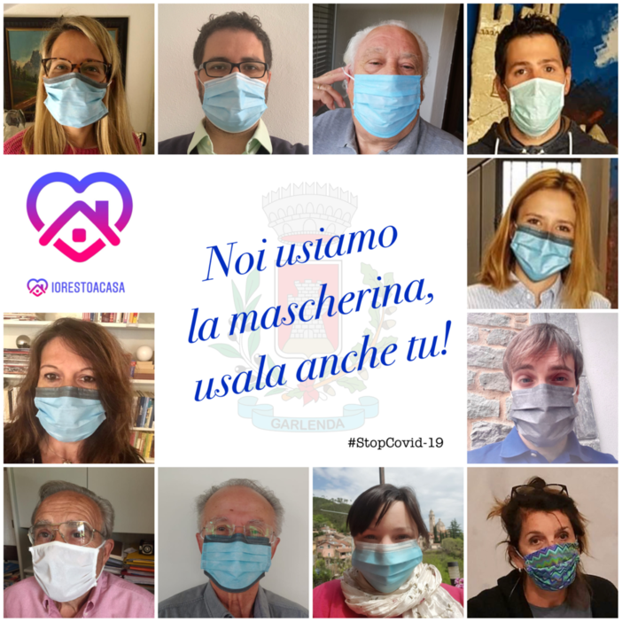 Garlenda, il comune invita i cittadini all'uso della mascherina
