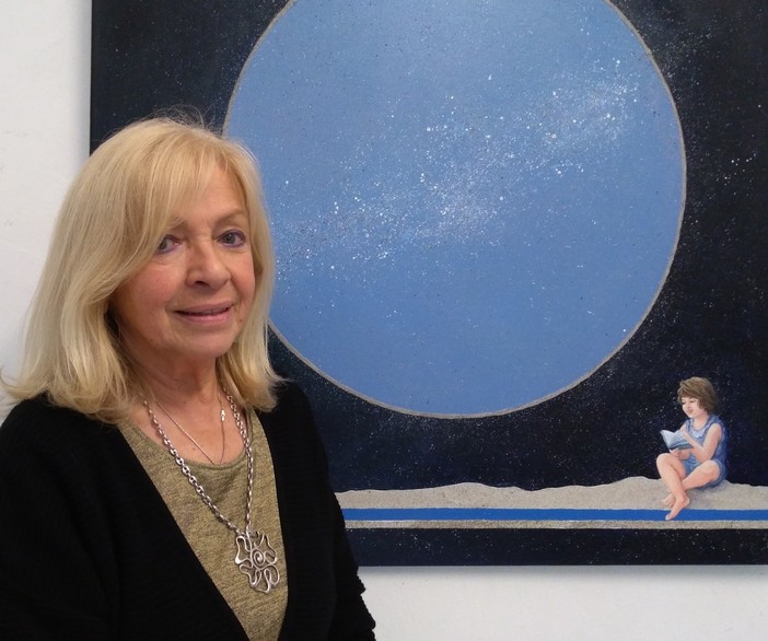 Carcare, inaugurata la mostra di Ingrid Mijich "Un viaggio tra segni e pensieri" (FOTO)