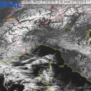 Arriva la neve, da questa notte allerta gialla