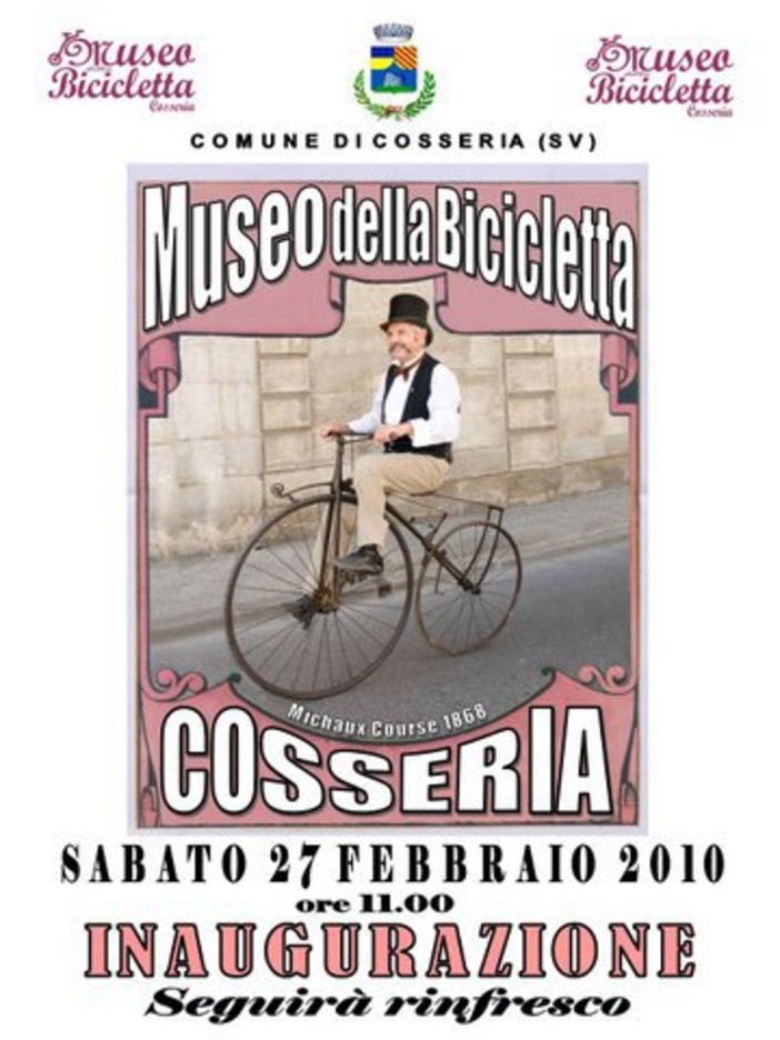 Cosseria: al via una mostra d'arte dedicata alla bicicletta