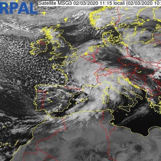 Maltempo: Arpal conferma l'allerta gialla, ma con una nuova scansione oraria