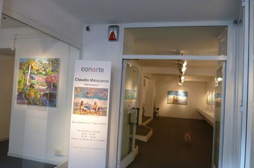 Savona, inaugurata “Swimmers”, mostra personale di Claudio Malacarne