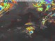 Nell’immagine lo scatto del satellite all’infrarosso sul Mediterraneo delle ore 6.45.