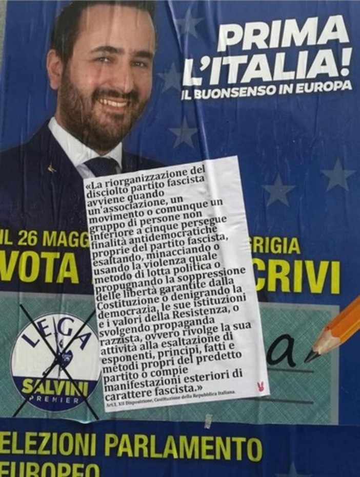 Racca (Lega): "I gravissimi fatti antidemocratici di Alba minano la libertà di espressione e di propaganda elettorale" Racca (Lega): "I gravissimi fatti antidemocratici di Alba minano la libertà di espressione e di propaganda elettorale"