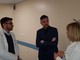 Andrea Melis in una recente visita all'ospedale San Paolo di Savona