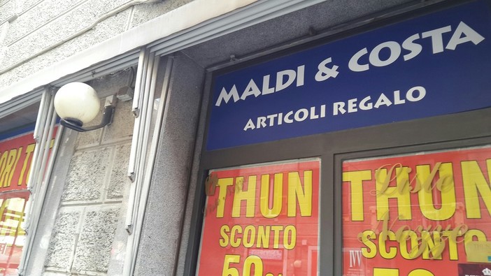 Savona, dopo 41 anni ha chiuso il negozio Maldi e Costa