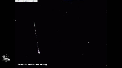 Una meteora illumina il cielo savonese (VIDEO) Una meteora illumina il cielo savonese (VIDEO)