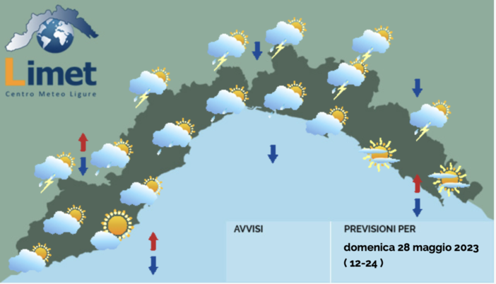 Meteo, nel pomeriggio torna la pioggia nelle zone interne Meteo, nel pomeriggio torna la pioggia nelle zone interne