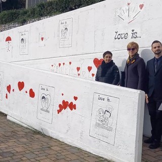 Ceriale: 22 murales con lo storico slogan "Love is…", speciale inaugurazione nella frazione di Peagna