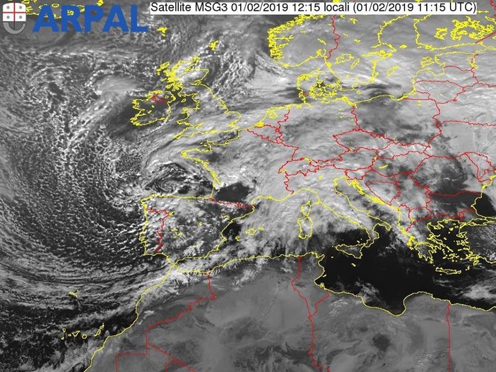 Maltempo, aggiornata l'allerta per neve. Le previsioni di Arpal