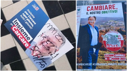 Carcare 2023, manifesti strappati e insulti. Mirri: "Ora basta, denunciamo"