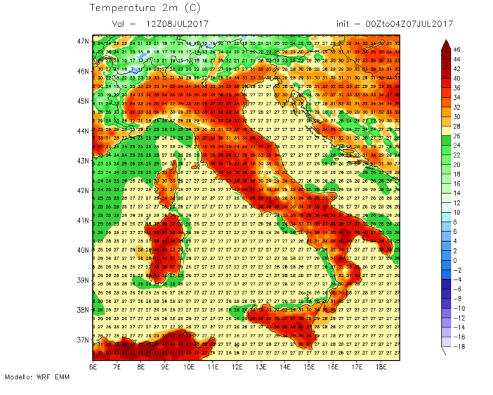 #Meteo: ancora caldo e afa, ma con qualche cedimento