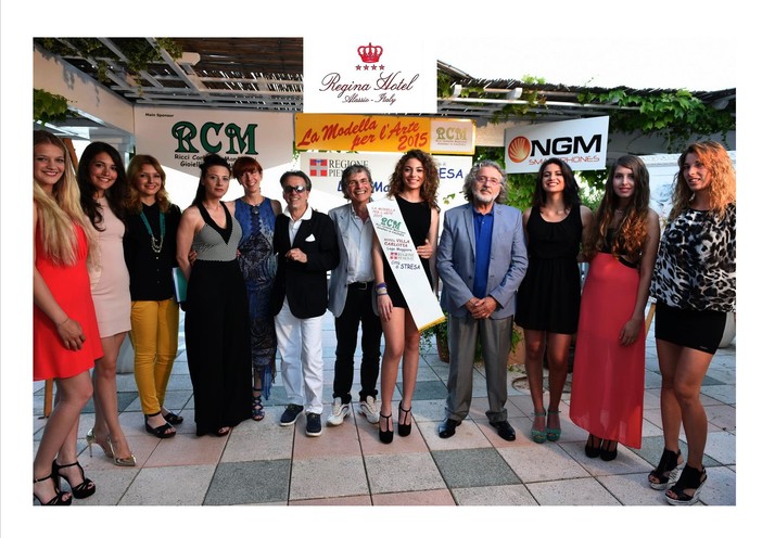 Veronica Castellucci di Alassio vince la tappa di "modella dell'Arte"
