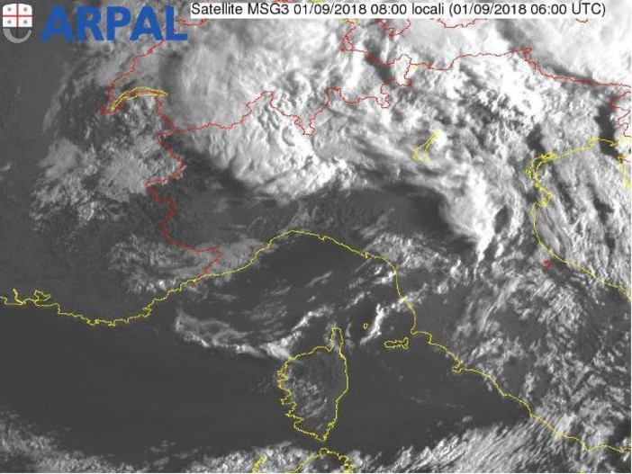 #Meteo: pioggia nella notte e si abbassano le temperature anche in provincia di Savona