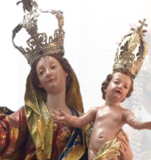Restaurata la statua lignea raffigurante la Madonna del Rosario della Chiesa parrocchiale di Garlenda