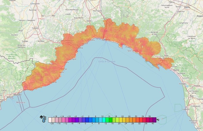 Arpal conferma per oggi (22 luglio) l'avviso per "disagio fisiologico da caldo" Arpal conferma per oggi (22 luglio) l'avviso per "disagio fisiologico da caldo"
