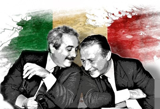 Borghetto S. Spirito, sull’edificio della scuola Varatella un grande murales dedicato a Falcone e Borsellino