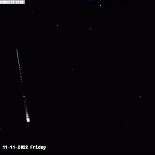 Una meteora illumina il cielo savonese (VIDEO)