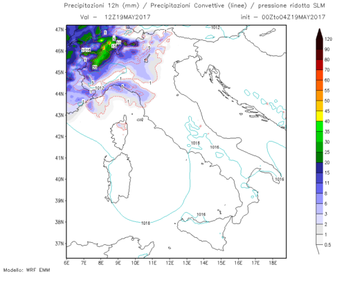 #Meteo: oggi maltempo, poi migliora ma con temperature che ritornano in media