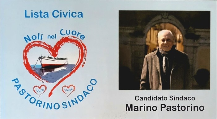 Elezioni Noli 2022, il candidato sindaco Marino Pastorino si presenta: "Costruiamo insieme il futuro di Noli"