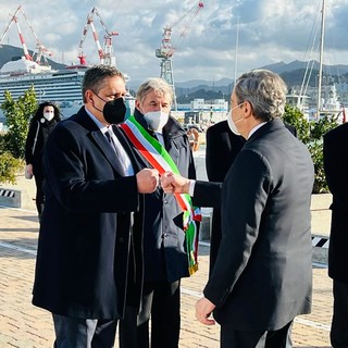 E' il giorno di Mario Draghi a Genova, tre le tappe del premier (FOTO e VIDEO)