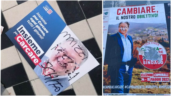 Carcare 2023, manifesti strappati e insulti. Mirri: "Ora basta, denunciamo"