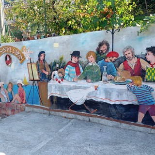 Celle Ligure, il Museo a cielo aperto Gambaretto si arricchisce di un nuovo murales dedicato a Papa Sisto IV Celle Ligure, il Museo a cielo aperto Gambaretto si arricchisce di un nuovo murales dedicato a Papa Sisto IV