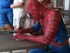 Savona, Spiderman Mattia Villardita rappresentante italiano per il lancio del nuovo film sull'Uomo Ragno