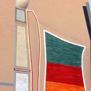 Un mural dipinto a Pallare nel pieno dell'estate