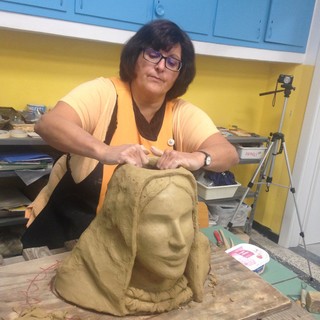 Albisole, "Presepe degli Abissi": quasi completato il modellamento della Madonna