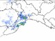 Nell'immagine lo scatto del radar alle ore 8.00 Nell'immagine lo scatto del radar alle ore 8.00