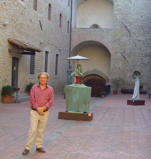 Albenga: Festa della Liberazione con il famoso sculture Adriano Bimbi