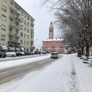 La neve imbianca Cairo, il sindaco Lambertini: "Situazione sotto controllo" (FOTO e VIDEO)