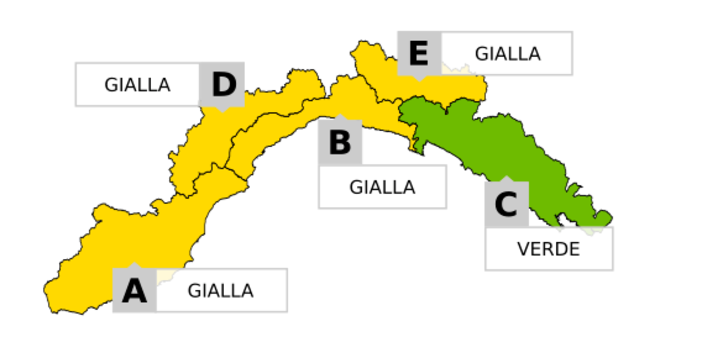 Neve in arrivo, scatta l'allerta gialla in Provincia di Savona
