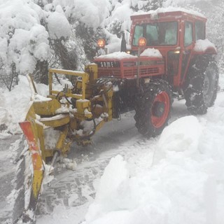 Ancora neve in Valbormida e vento forte sulla costa, numerosi interventi dei Vigili del Fuoco. Allerta gialla fino a mezzanotte nell'entroterra