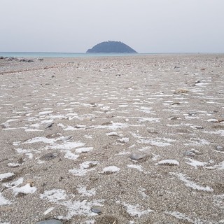 Una spolverata di neve imbianca Albenga, l'assessore Passino: "Il Coc è attivo e siamo pronti ad affrontare l'eventuale emergenza"