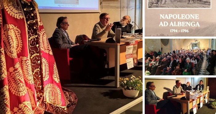 Albenga, successo per la presentazione di “Napoleone ad Albenga 1794-1796” del professor Moscardini