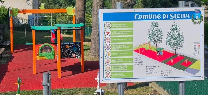Stella, a San Bernardo inaugurata una nuova area giochi inclusiva (FOTO)