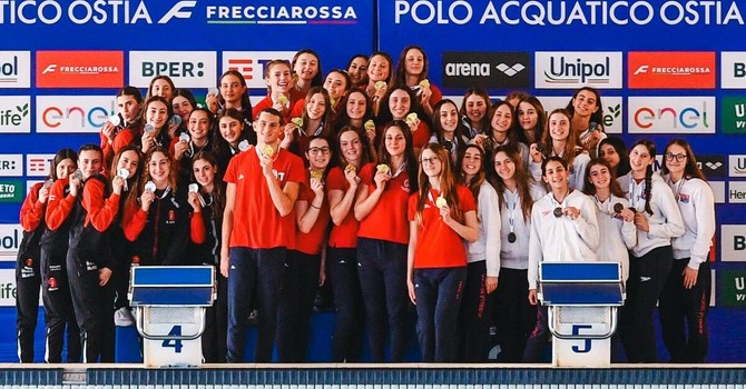 Nuoto Artistico | Dominio Rari Nantes Savona, lo scudetto Juniores è biancorosso