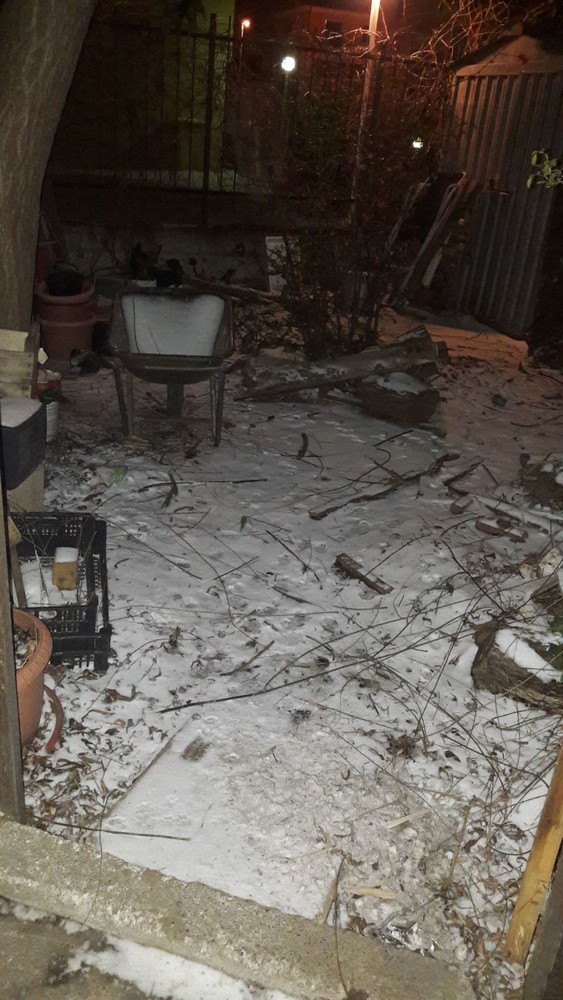 Maltempo, una spolverata di neve imbianca Savona (VIDEO)