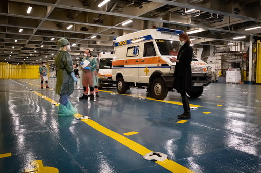 Covid-19, da settimana prossima la nave ospedale di Genova pronta ad ospitare un secondo modulo da 25 pazienti