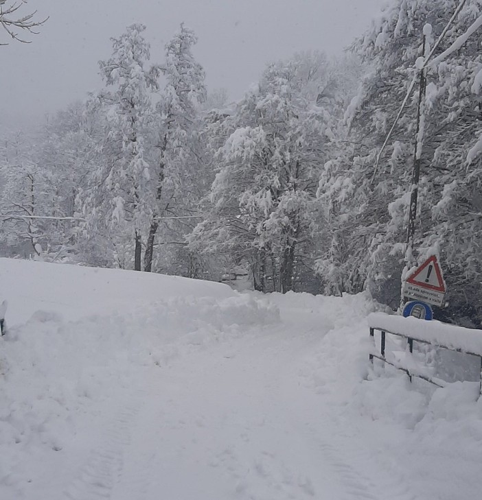 Giusvalla, sindaco Perrone: “50-60 cm di neve. La situazione sta diventando critica”